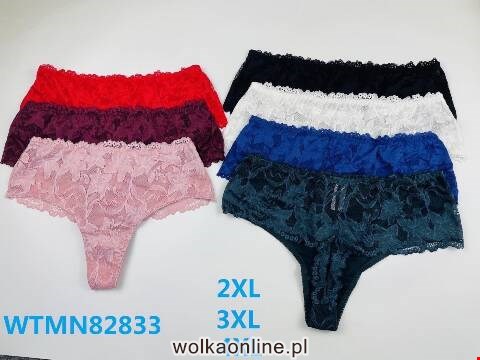 Majtki damskie 82833 Mix kolor 2XL-4XL