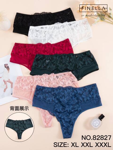 Majtki damskie 82827 Mix kolor XL-3XL