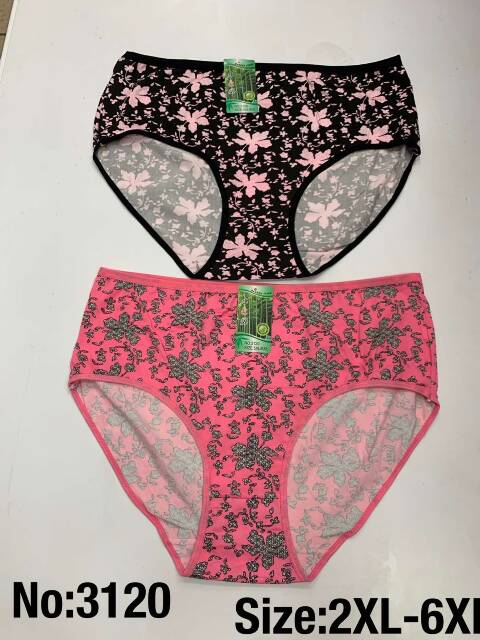 Majtki damskie 3120 Mix kolor 2XL-6XL