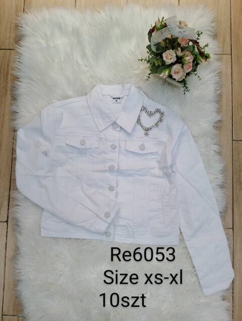Kurtka Jeansowa Damskie RE6053 1 kolor XS-XL 1