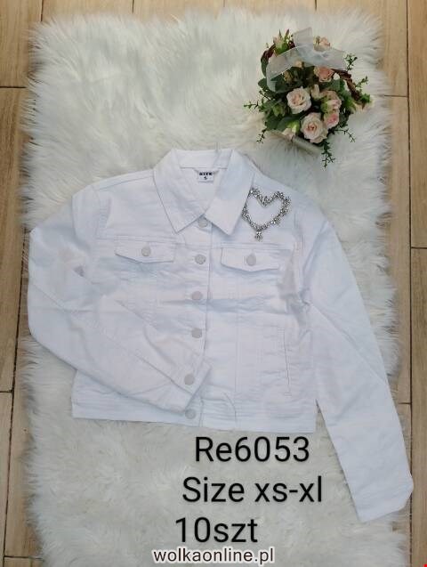 Kurtka Jeansowa Damskie RE6053 1 kolor XS-XL