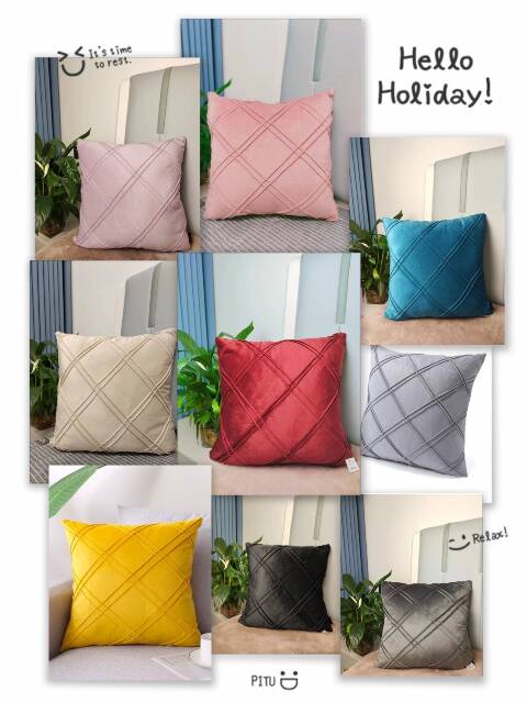 Poszewki 2891 1 kolor 40x40