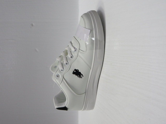 Sportowe Damskie 2418-81 WHITE/BLACK 36-41