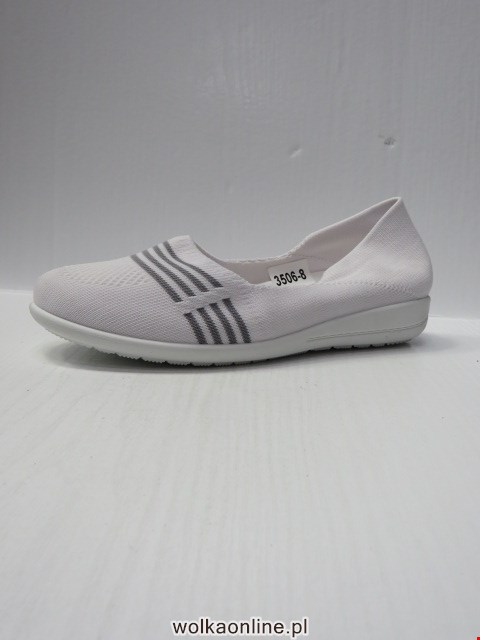 Baleriny Damskie 3506-8 WHITE 36-41