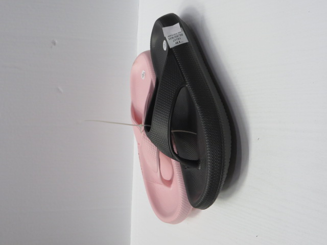 Klapki Damskie 18247 BLACK/PINK/WHITE 36-43