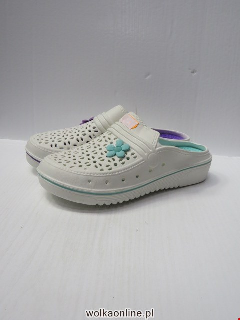Klapki Damskie F-1607 BEIGE-PURPLE/BEIGE-PINK/BEIGE-L.GREEN 36-41