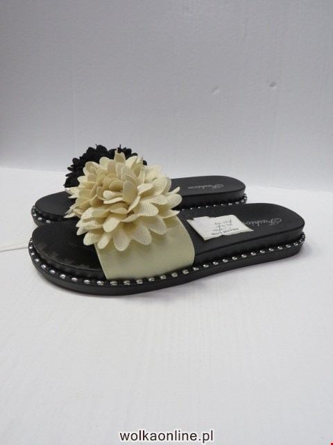 Klapki Damskie C-118 BLACK/BEIGE/GREEN/FUSHIA 36-41
