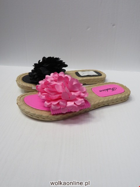 Klapki Damskie C-63 BLACK/FUSHIA/BEIGE/PURPLE 36-41