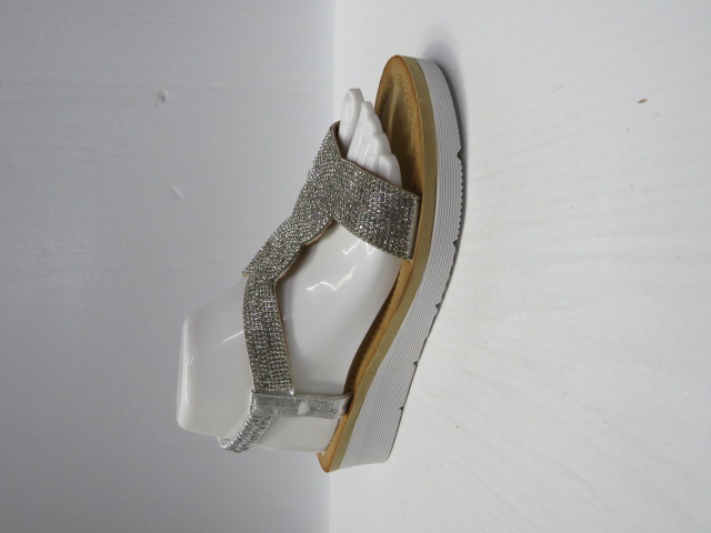 Sandały damskie SO-916 SILVER 36-41