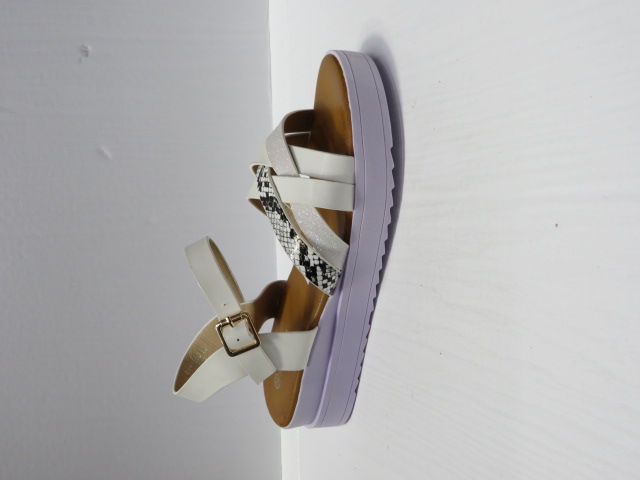 Sandały damskie B-9055 WHITE 36-41