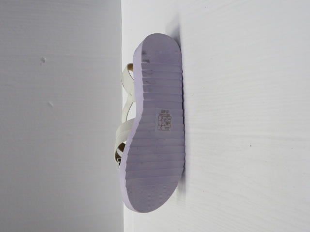 Sandały damskie B-9055 WHITE 36-41 2