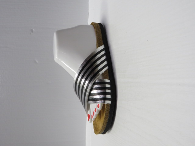 Klapki Damskie FRS-43 SILVER/BLACK 36-41