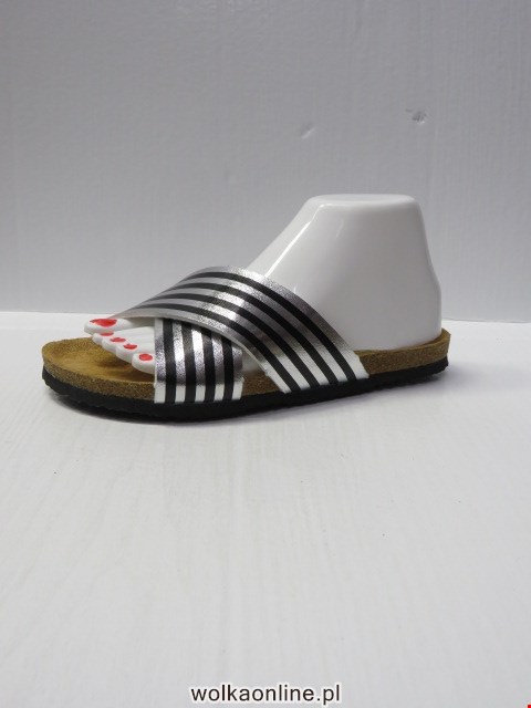 Klapki Damskie FRS-43 SILVER/BLACK 36-41