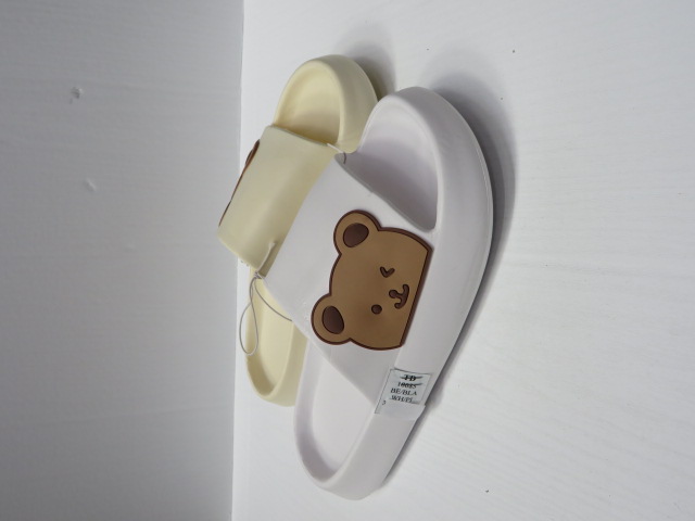 Klapki Damskie 18085 BEIGE/BLACK/WHITE/PINK 36-41 1