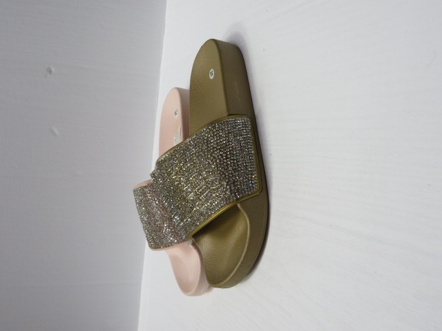 Klapki Damskie 2018H9 BLACK/WHITE/PINK/GOLD 36-41