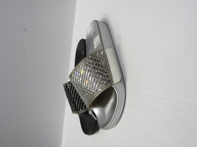 Klapki Damskie 2018H5 BLACK/SILVER 36-41