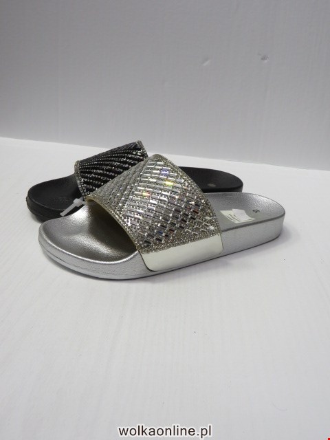 Klapki Damskie 2018H5 BLACK/SILVER 36-41