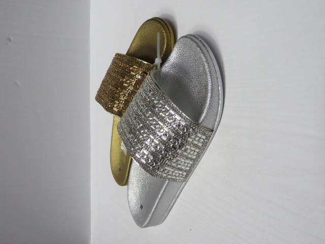 Klapki Damskie 2018H11 BLACK/SILVER/WHITE/GOLD 36-41 1