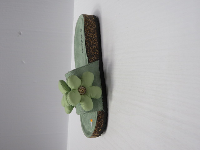 Klapki Damskie WL583 GREEN 36-41 1