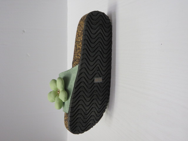 Klapki Damskie WL583 GREEN 36-41 2