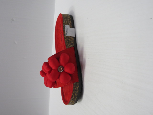 Klapki Damskie WL583 RED 36-41 1