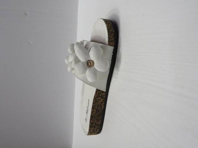 Klapki Damskie WL583 WHITE 36-41 1