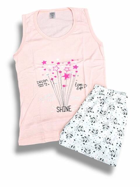 Piżama damskie 9765 1 kolor 2XL-4XL (Towar Tureckie)