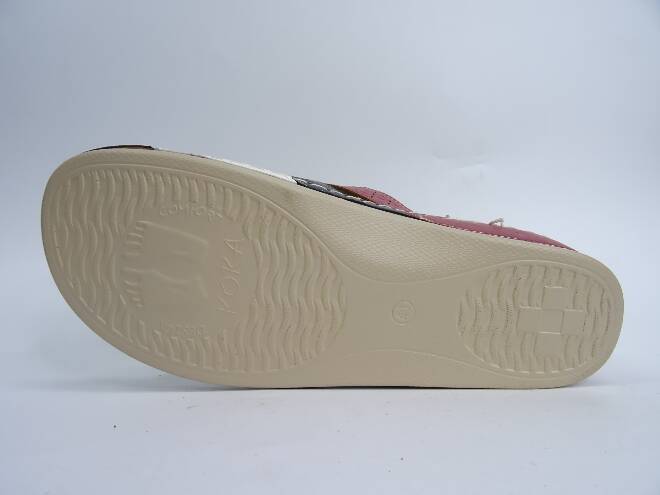 Klapki Damskie KH1109 RED/BLACK/WHITE 36-41 2