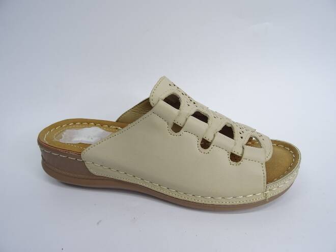 Klapki Damskie 6927-1 BEIGE 36-41