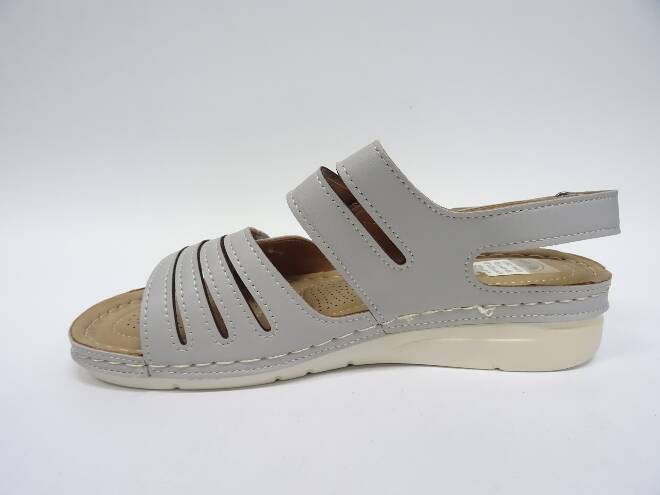 Sandały damskie KH1102 L.GREY 36-41 1