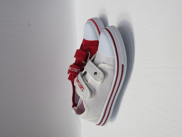 Trampki Dziecięce S18-C BLACK/WHITE/RED 30-35 1