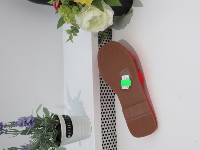 Klapki Damskie B2101 RED 36-41 2