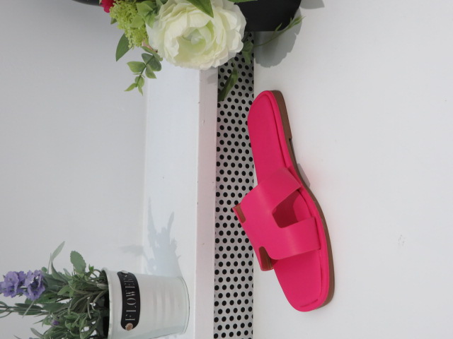 Klapki Damskie B2101 FUSHIA 36-41 1