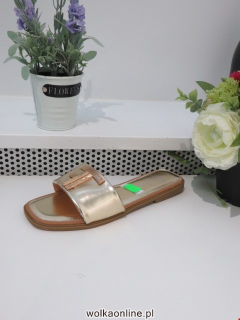 Klapki Damskie F318 GOLD 36-41