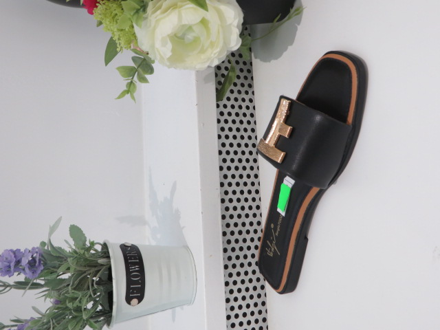 Klapki Damskie F318 BLACK 36-41 1