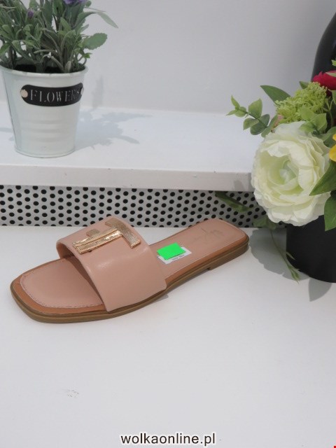Klapki Damskie F318 NUDE 36-41