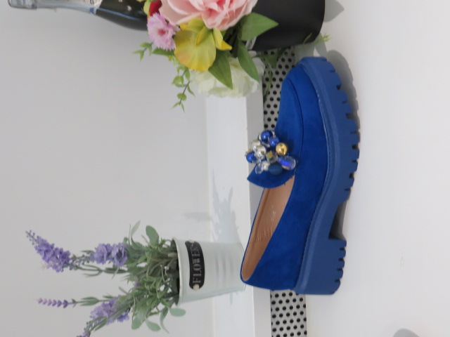 Półbuty Damskie CH845 BLUE 36-41