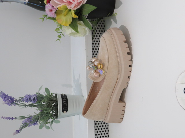 Półbuty Damskie CH845 BEIGE 36-41