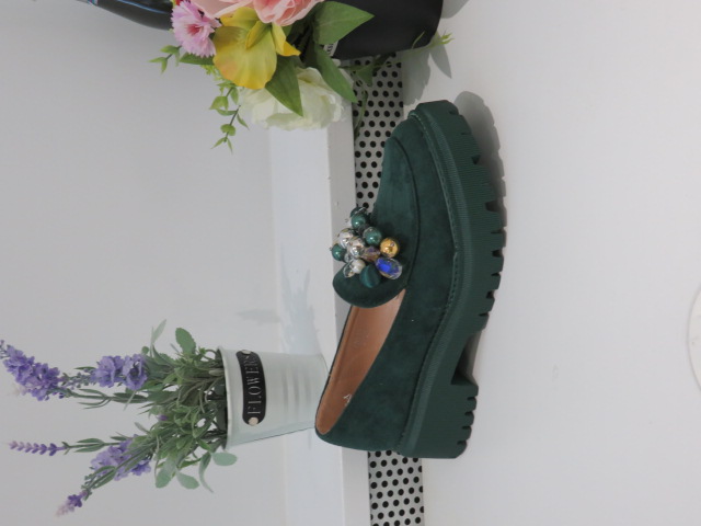 Półbuty Damskie CH845 GREEN 36-41