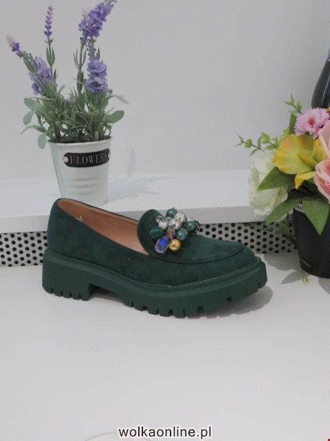Półbuty Damskie CH845 GREEN 36-41