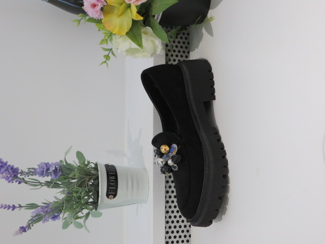 Półbuty Damskie CH845 BLACK 36-41 1