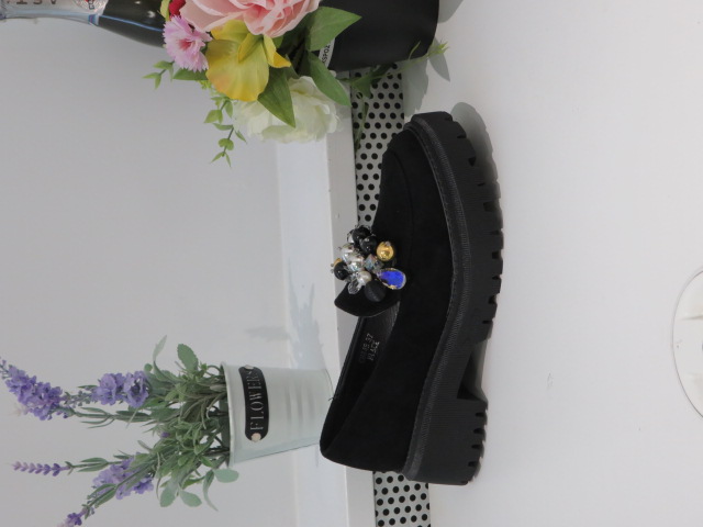 Półbuty Damskie CH845 BLACK 36-41