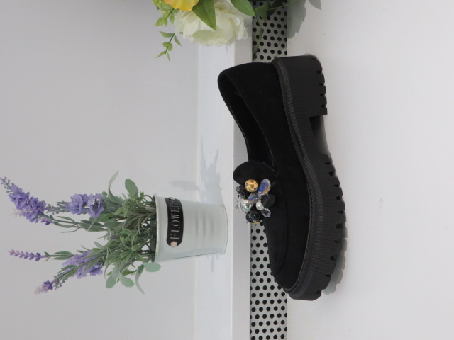 Półbuty Damskie CH845 BLACK 36-41 1