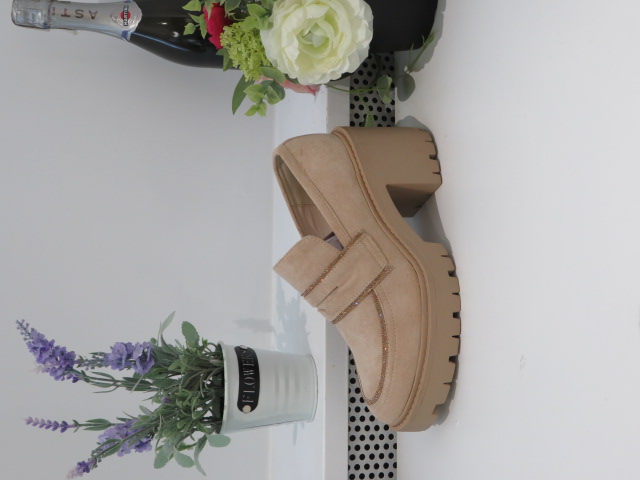 Czółenka Damskie 9256A BEIGE 36-41