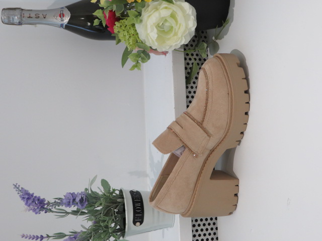 Czółenka Damskie 9256A BEIGE 36-41 1