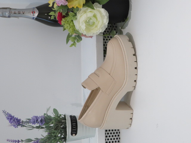 Czółenka Damskie 9509A BEIGE 36-41
