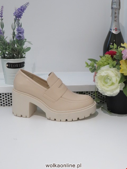 Czółenka Damskie 9509A BEIGE 36-41