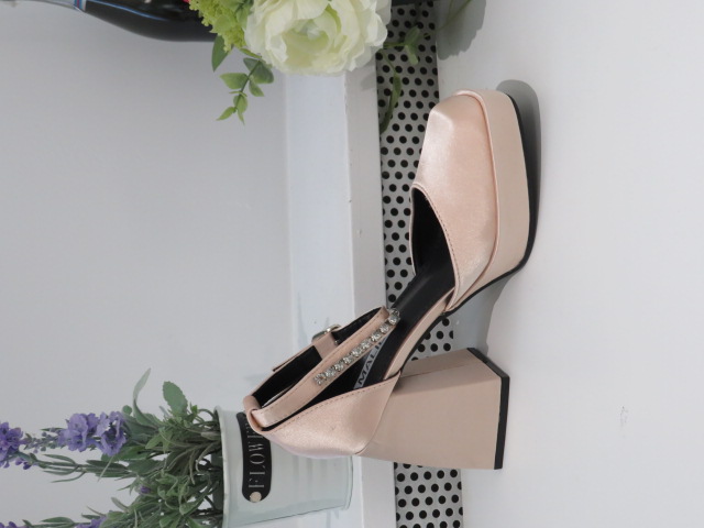 Czółenka Damskie J010 BEIGE 36-41 1