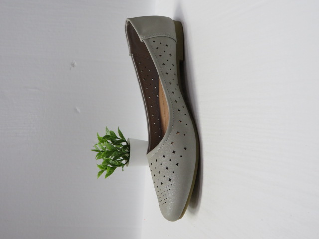 Baleriny Damskie 3725-3 L.GREY 36-42 1