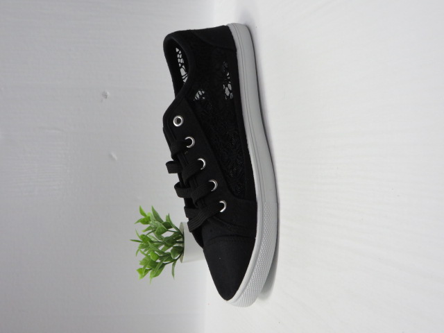 Trampki damskie 11093-1 BLACK/WHITE 36-41